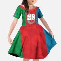 Personalized Italy Liguria Family Matching Off The Shoulder Long Sleeve Dress and Hawaiian Shirt Inspiration Flags Style