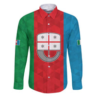 Personalized Italy Liguria Family Matching Puletasi and Hawaiian Shirt Inspiration Flags Style