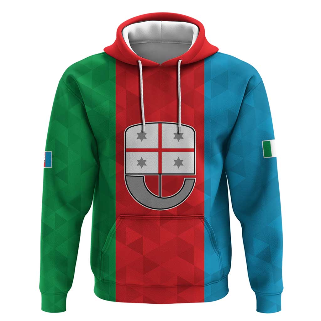Personalized Italy Liguria Hoodie Inspiration Flags Style