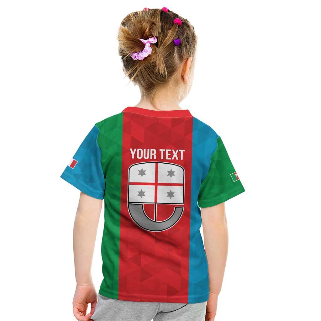 Personalized Italy Liguria Kid T Shirt Inspiration Flags Style