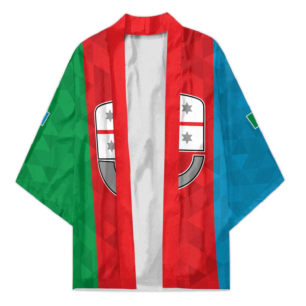 Personalized Italy Liguria Kimono Inspiration Flags Style - Wonder Print Shop