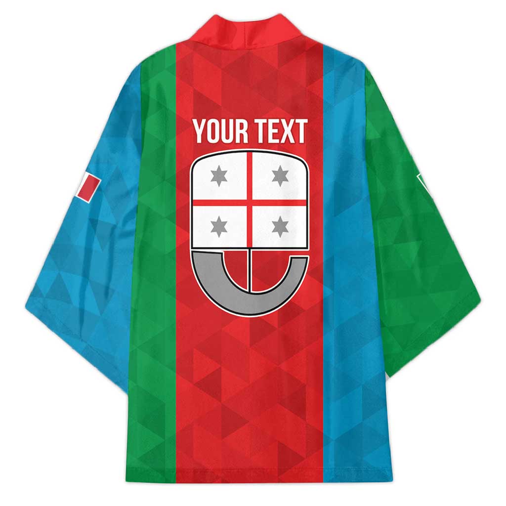Personalized Italy Liguria Kimono Inspiration Flags Style - Wonder Print Shop
