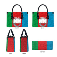 Personalized Italy Liguria Leather Bag Inspiration Flags Style - Wonder Print Shop