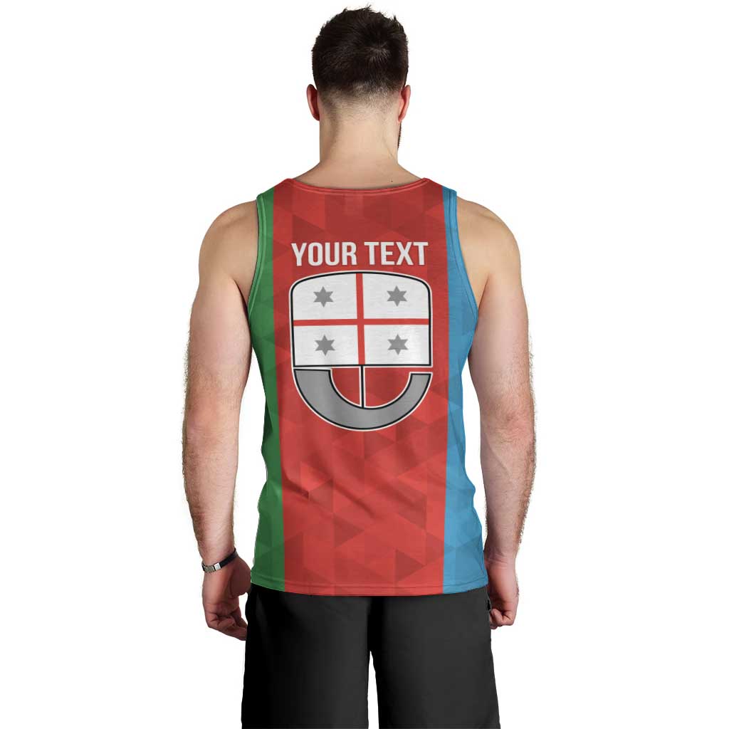 Personalized Italy Liguria Men Tank Top Inspiration Flags Style