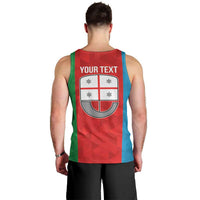 Personalized Italy Liguria Men Tank Top Inspiration Flags Style