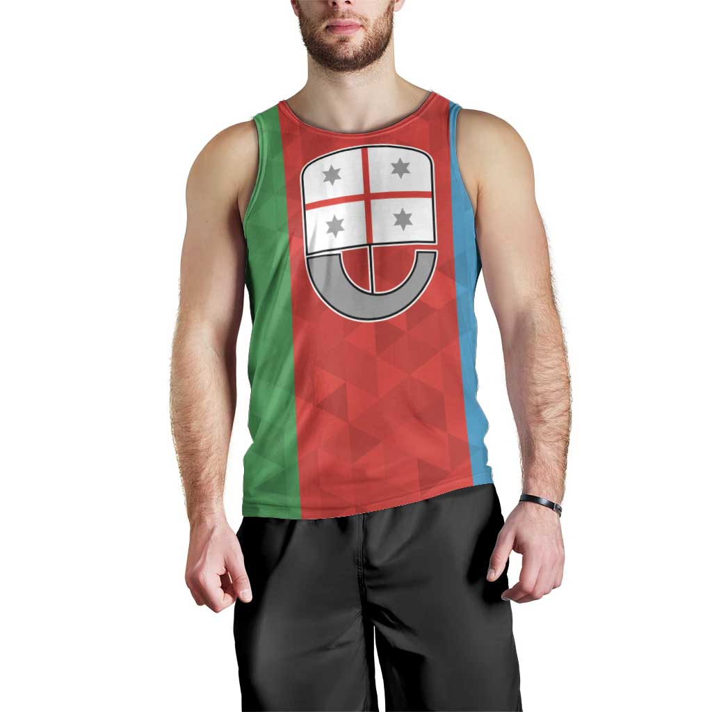 Personalized Italy Liguria Men Tank Top Inspiration Flags Style