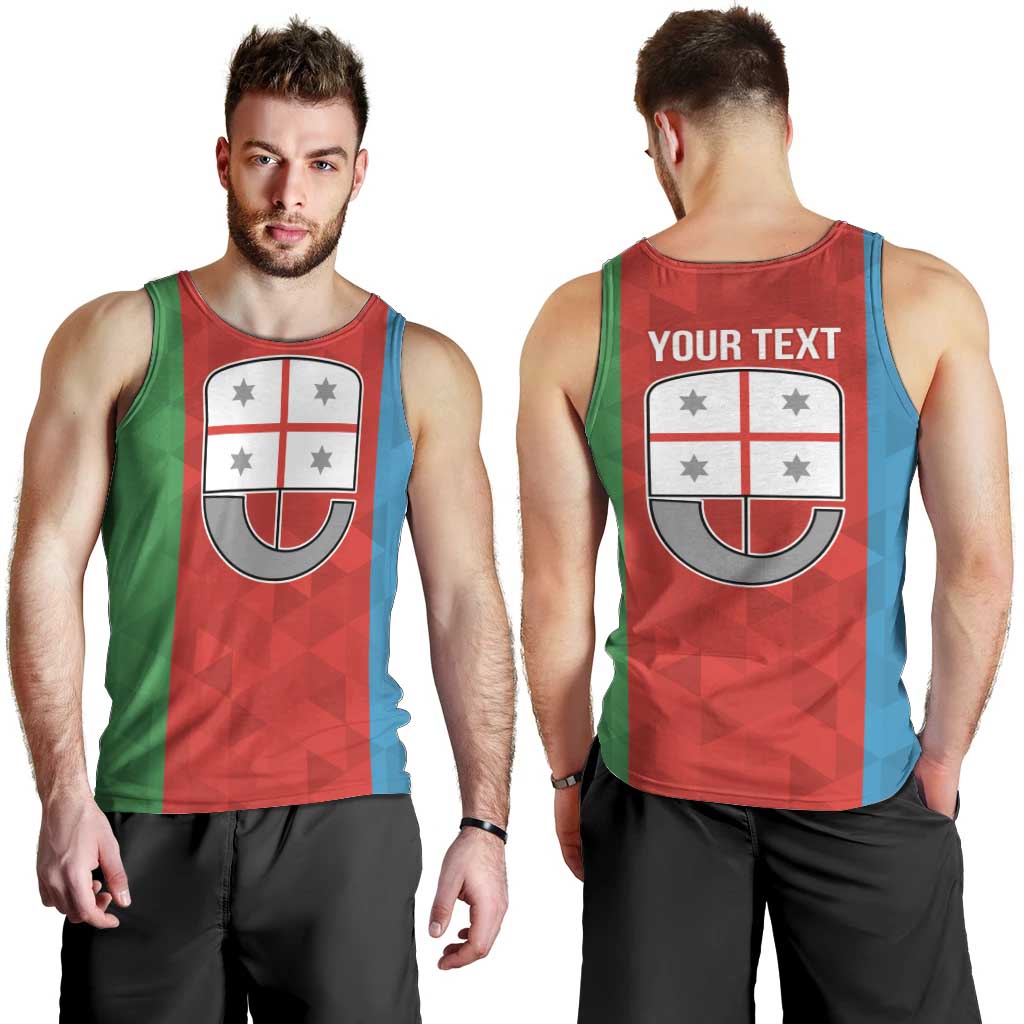 Personalized Italy Liguria Men Tank Top Inspiration Flags Style