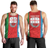 Personalized Italy Liguria Men Tank Top Inspiration Flags Style