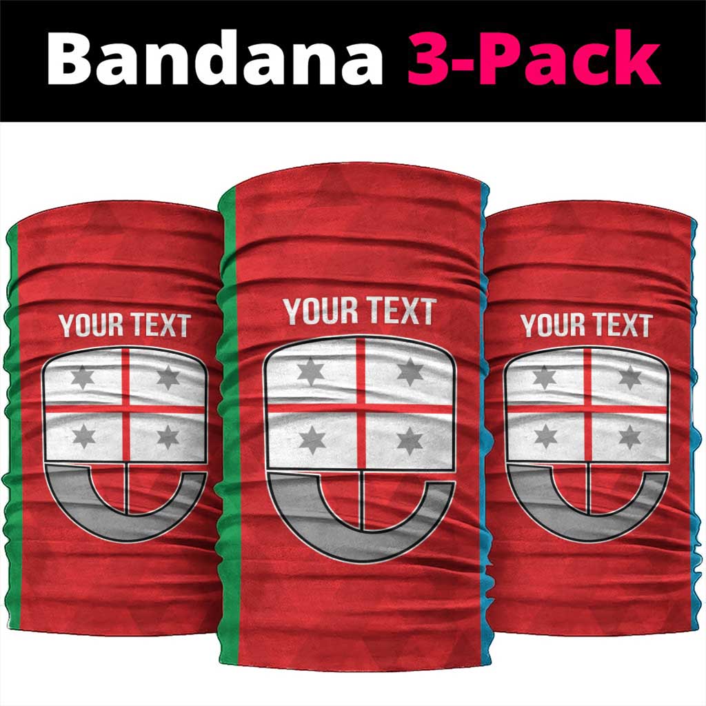 Personalized Italy Liguria Neck Gaiter Inspiration Flags Style - Wonder Print Shop