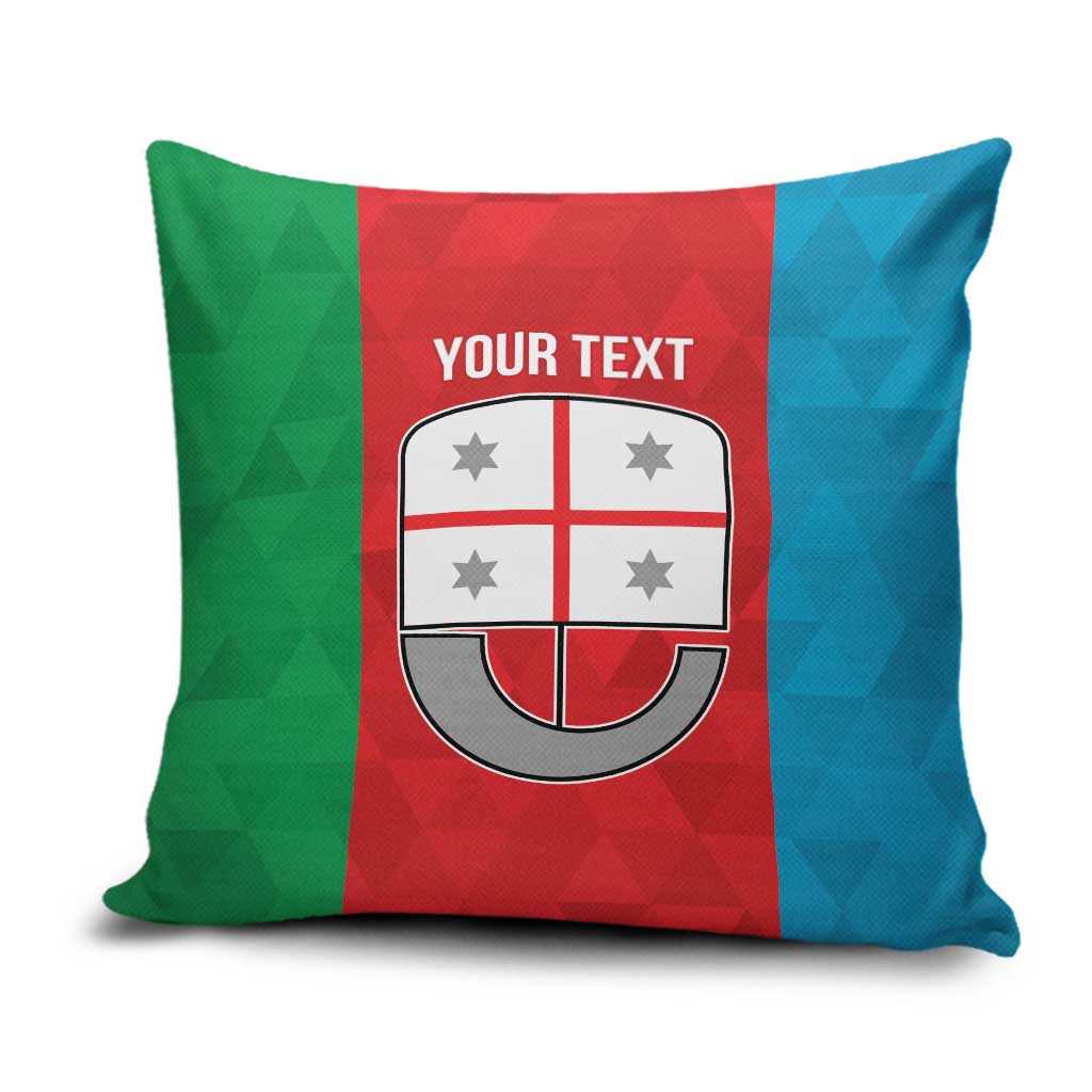 Personalized Italy Liguria Pillow Cover Inspiration Flags Style - Wonder Print Shop