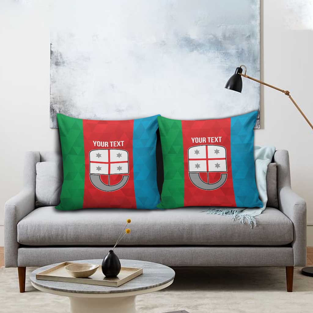 Personalized Italy Liguria Pillow Cover Inspiration Flags Style - Wonder Print Shop
