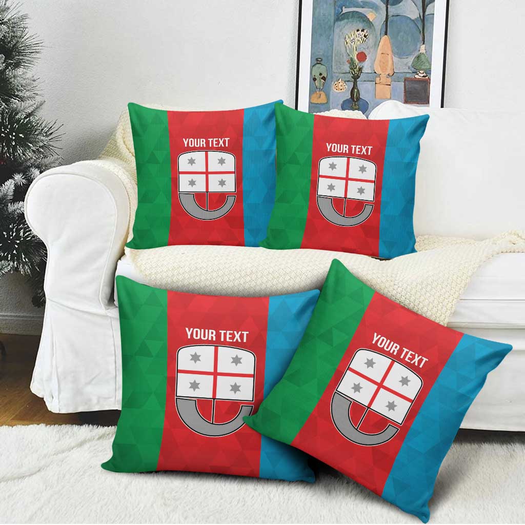 Personalized Italy Liguria Pillow Cover Inspiration Flags Style - Wonder Print Shop
