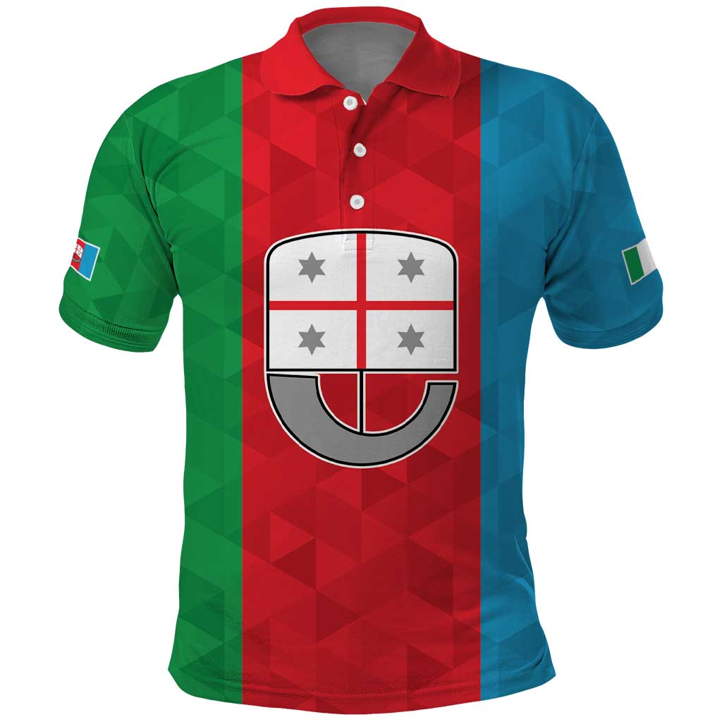 Personalized Italy Liguria Polo Shirt Inspiration Flags Style