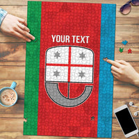 Personalized Italy Liguria Puzzle Inspiration Flags Style - Wonder Print Shop
