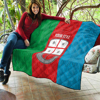 Personalized Italy Liguria Quilt Inspiration Flags Style