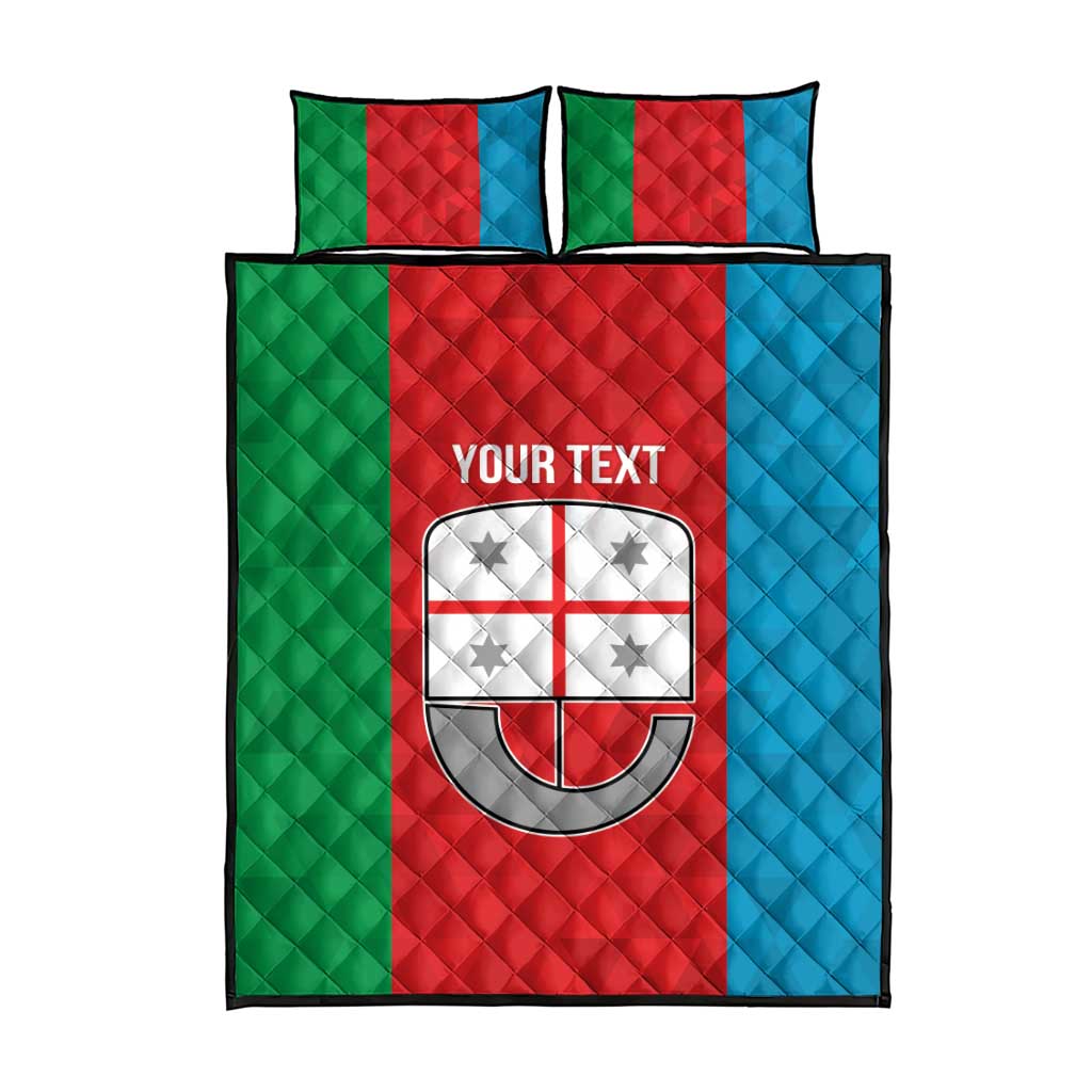 Personalized Italy Liguria Quilt Bed Set Inspiration Flags Style