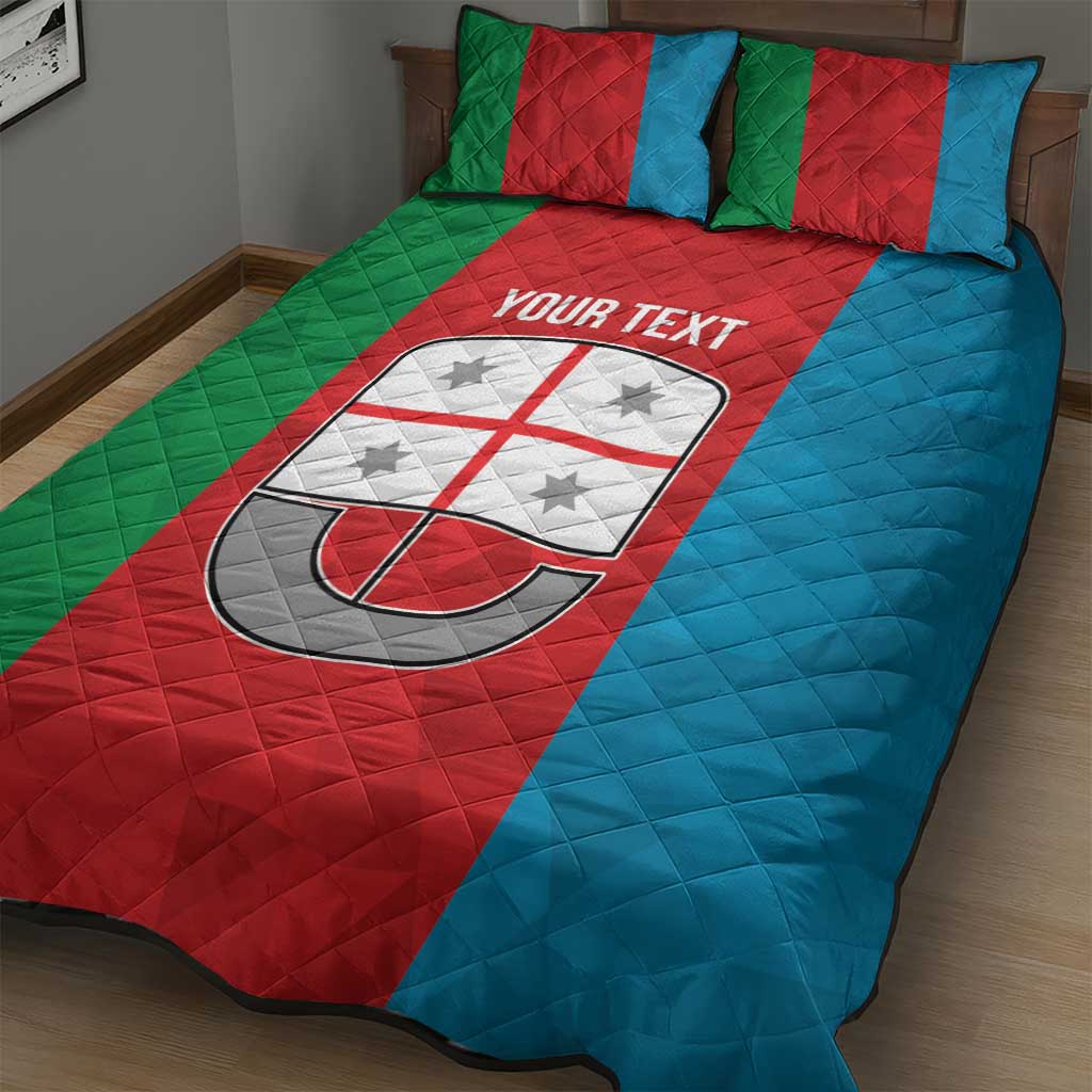 Personalized Italy Liguria Quilt Bed Set Inspiration Flags Style