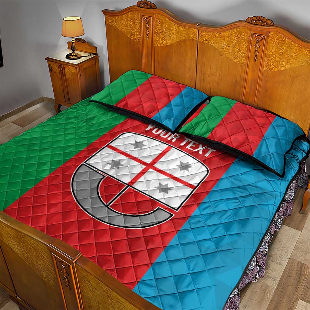 Personalized Italy Liguria Quilt Bed Set Inspiration Flags Style