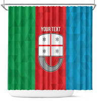 Personalized Italy Liguria Shower Curtain Inspiration Flags Style