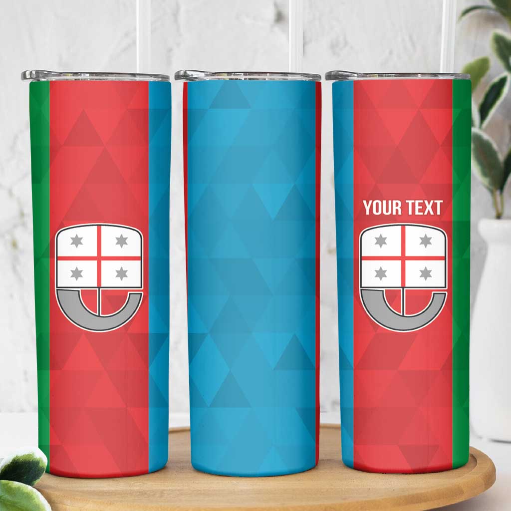 Personalized Italy Liguria Skinny Tumbler Inspiration Flags Style