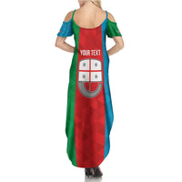 Personalized Italy Liguria Summer Maxi Dress Inspiration Flags Style