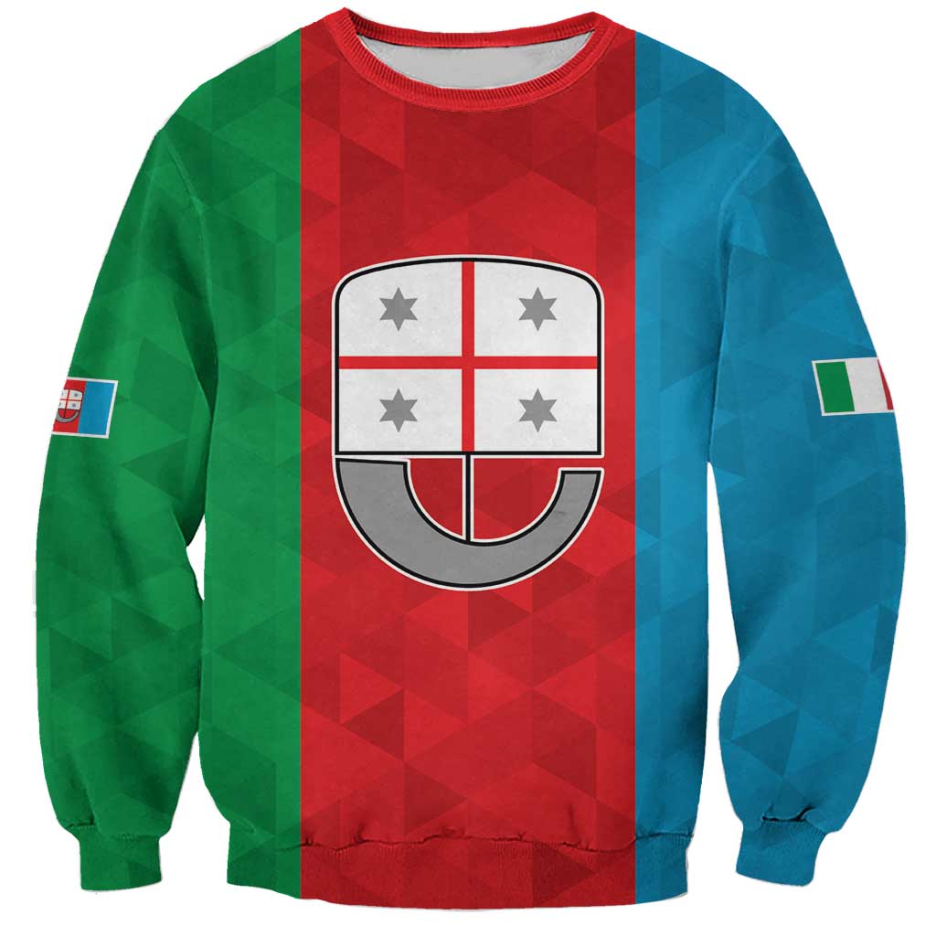 Personalized Italy Liguria Sweatshirt Inspiration Flags Style