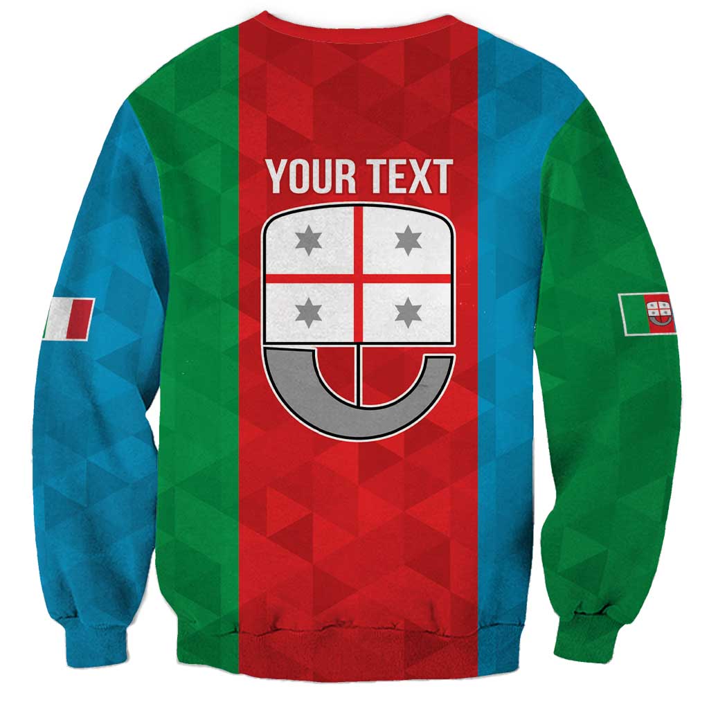 Personalized Italy Liguria Sweatshirt Inspiration Flags Style