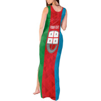 Personalized Italy Liguria Tank Maxi Dress Inspiration Flags Style