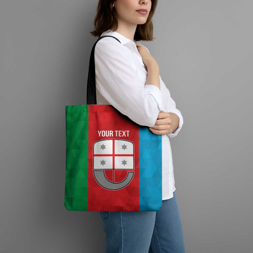 Personalized Italy Liguria Tote Bag Inspiration Flags Style - Wonder Print Shop