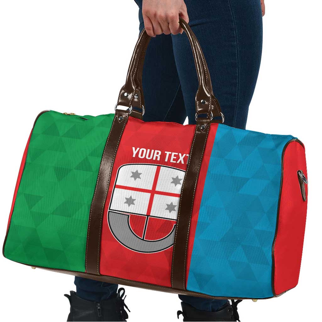 Personalized Italy Liguria Travel Bag Inspiration Flags Style - Wonder Print Shop