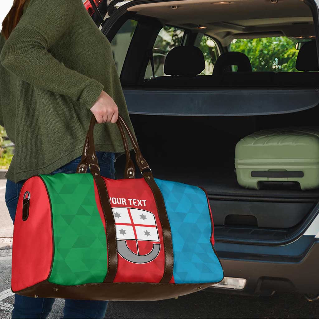 Personalized Italy Liguria Travel Bag Inspiration Flags Style - Wonder Print Shop
