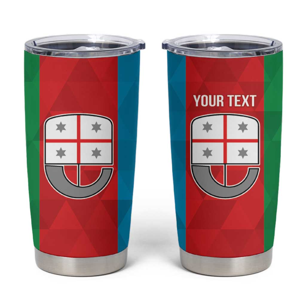 Personalized Italy Liguria Tumbler Cup Inspiration Flags Style
