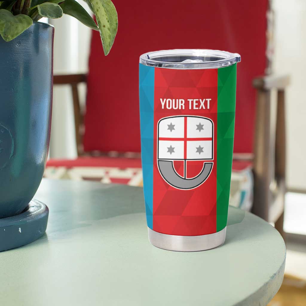 Personalized Italy Liguria Tumbler Cup Inspiration Flags Style