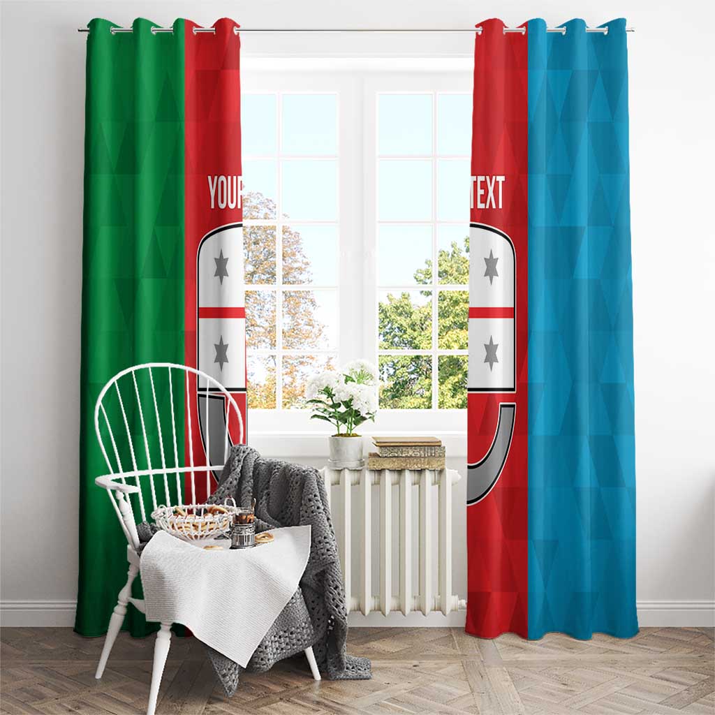 Personalized Italy Liguria Window Curtain Inspiration Flags Style