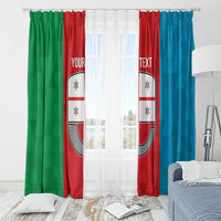 Personalized Italy Liguria Window Curtain Inspiration Flags Style