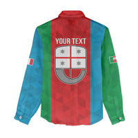 Personalized Italy Liguria Women Casual Shirt Inspiration Flags Style