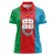 Personalized Italy Liguria Women Polo Shirt Inspiration Flags Style