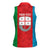 Personalized Italy Liguria Women Sleeveless Polo Shirt Inspiration Flags Style