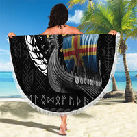 Aland Viking Drakkar Beach Blanket Viking Blood - Wonder Print Shop