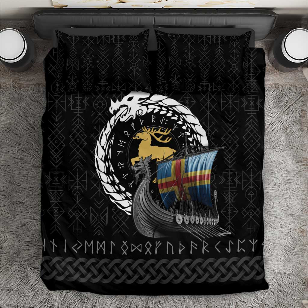 Aland Viking Drakkar Bedding Set Viking Blood - Wonder Print Shop