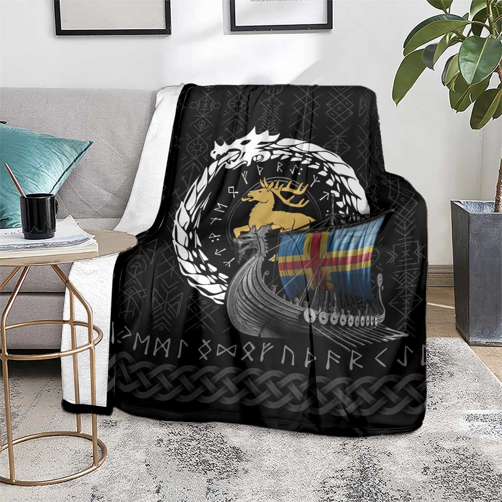 Aland Viking Drakkar Blanket Viking Blood - Wonder Print Shop