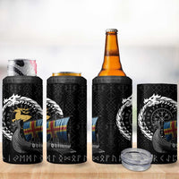 Aland Viking Drakkar 4 in 1 Can Cooler Tumbler Viking Blood - Wonder Print Shop