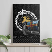 Aland Viking Drakkar Canvas Wall Art Viking Blood - Wonder Print Shop
