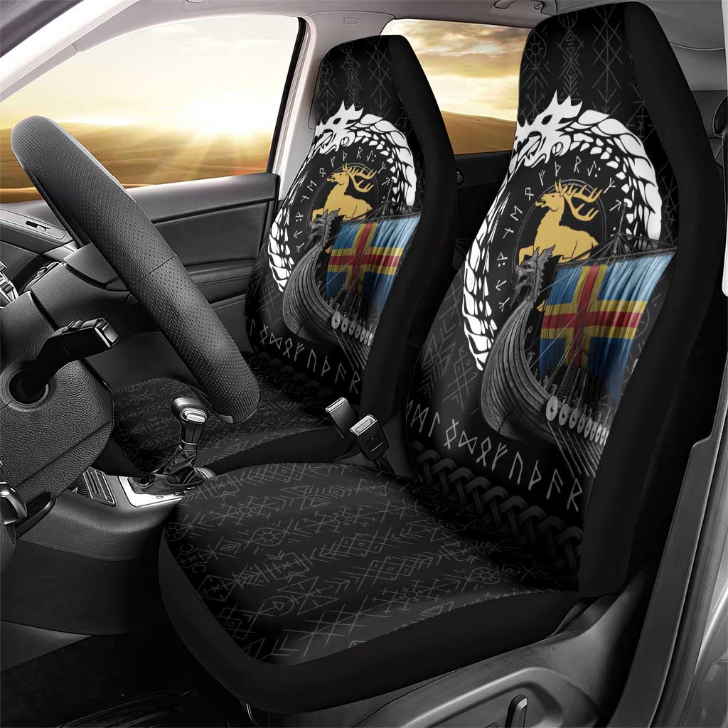 Aland Viking Drakkar Car Seat Cover Viking Blood - Wonder Print Shop