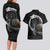 Aland Viking Drakkar Couples Matching Long Sleeve Bodycon Dress and Hawaiian Shirt Viking Blood - Wonder Print Shop