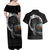 Aland Viking Drakkar Couples Matching Off Shoulder Maxi Dress and Hawaiian Shirt Viking Blood - Wonder Print Shop