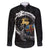Aland Viking Drakkar Family Matching Long Sleeve Bodycon Dress and Hawaiian Shirt Viking Blood - Wonder Print Shop