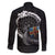 Aland Viking Drakkar Family Matching Long Sleeve Bodycon Dress and Hawaiian Shirt Viking Blood - Wonder Print Shop