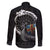 Aland Viking Drakkar Family Matching Off The Shoulder Long Sleeve Dress and Hawaiian Shirt Viking Blood - Wonder Print Shop