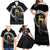 Aland Viking Drakkar Family Matching Off Shoulder Maxi Dress and Hawaiian Shirt Viking Blood - Wonder Print Shop